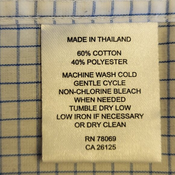 Ashworth ~ Sz L ~ Long Sleeve, Button Down Shirt ~ NWOT - Picture 9 of 11